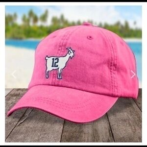 Piper Lou Pink Goat Baseball Hat